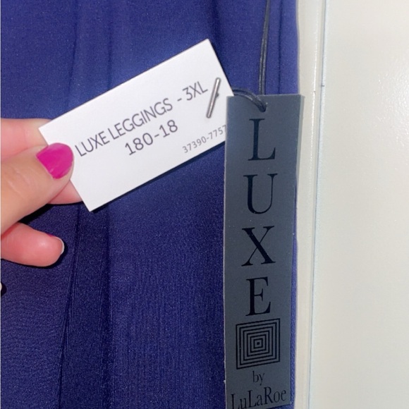 New Plus Size 3X LulaRoe Luxe Leggings - Picture 2 of 2